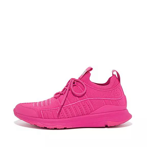 Baskets Femme Fitflop Vitamin Ff Knit Sports Fushia Rose (OCY546120)